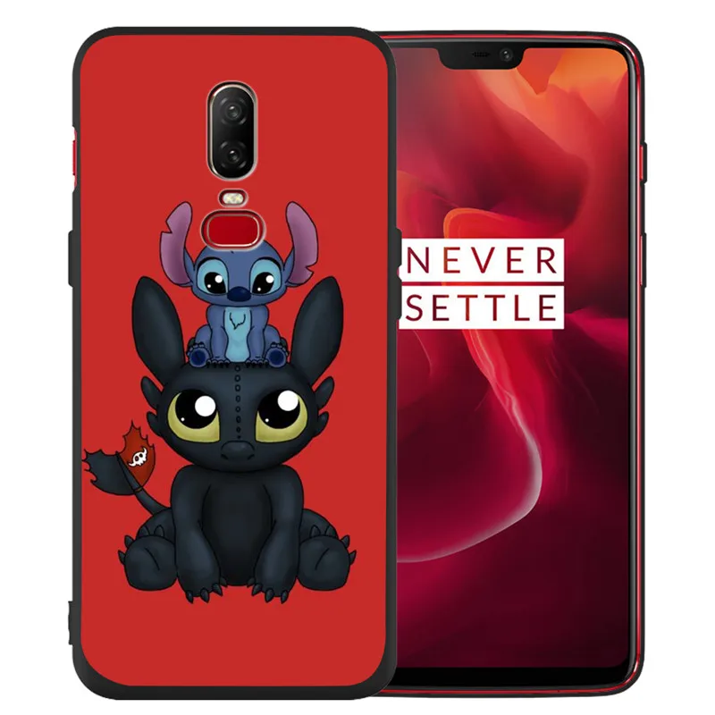 Мультяшный милый Ститч для One plus, 5, 5, 7, Pro, Oneplus, 6, 6 T, чехол для телефона, Funda, Coque Etui, Дональд Дак, силиконовый мягкий ТПУ чехол - Цвет: H1460