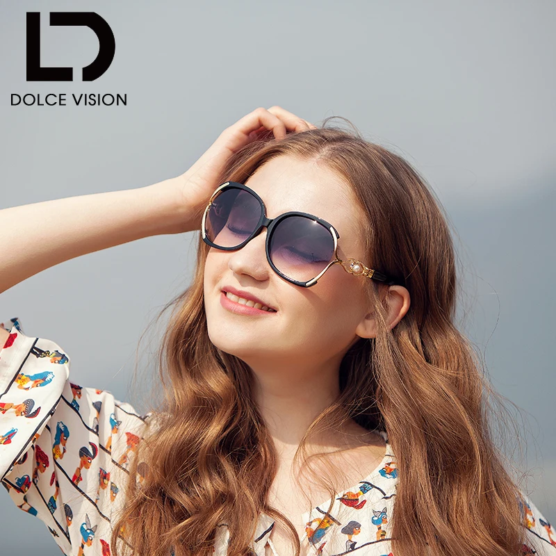 Dolce vision роскошные женские солнечные очки Бабочка бренд свободные бусины Винтаж солнцезащитные очки UV400 женский Оттенки Óculos