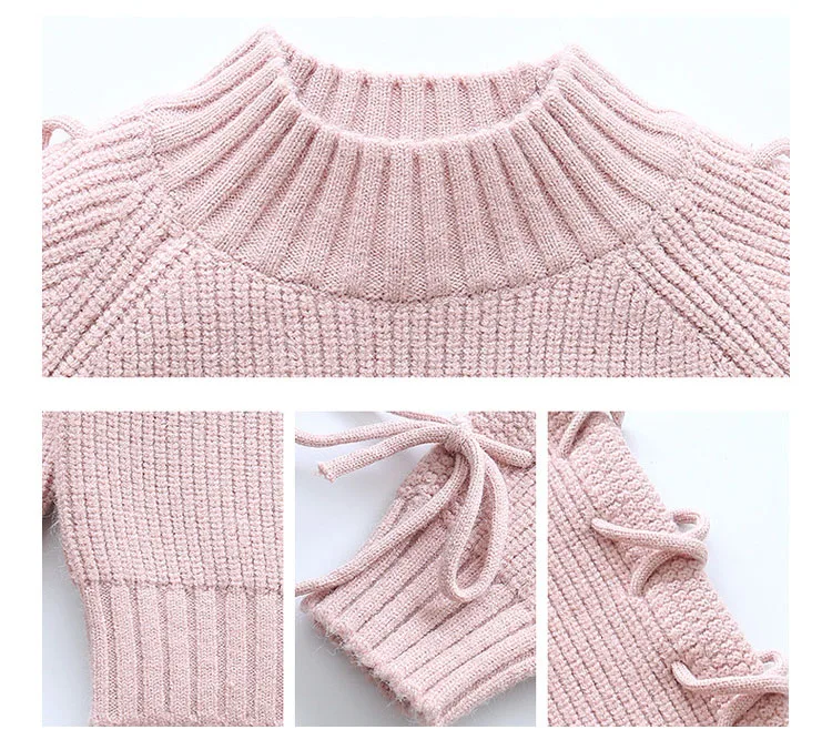 knitted big girls sweaters winter 2017 autumn knit sweaters for girls' school clothing solid pink brown long sleeve tops 5 6 7 8 9 10 11 12 13 14 15 16 years little big teenage girls  sweaters for children girls sweaters  (15)