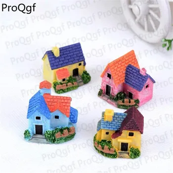 

Prodgf 2Pcs A Set luxurious house Succulent Decoration