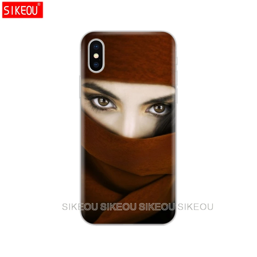 Силиконовый чехол для телефона Iphone 6X8 7 6s 5 5s SE 2020 Plus 10 XR XS 11 Pro Max с мусульманской