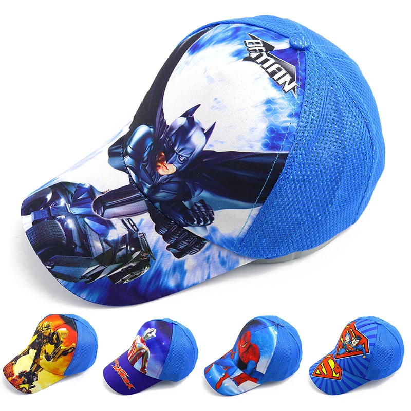 Модные детские бейсбольные кепки, детские шапки Altman с рисунком Супермена, детские шапки для мальчиков и девочек, шляпа Бэтмена, Кепка в стиле хип-хоп, Snapback