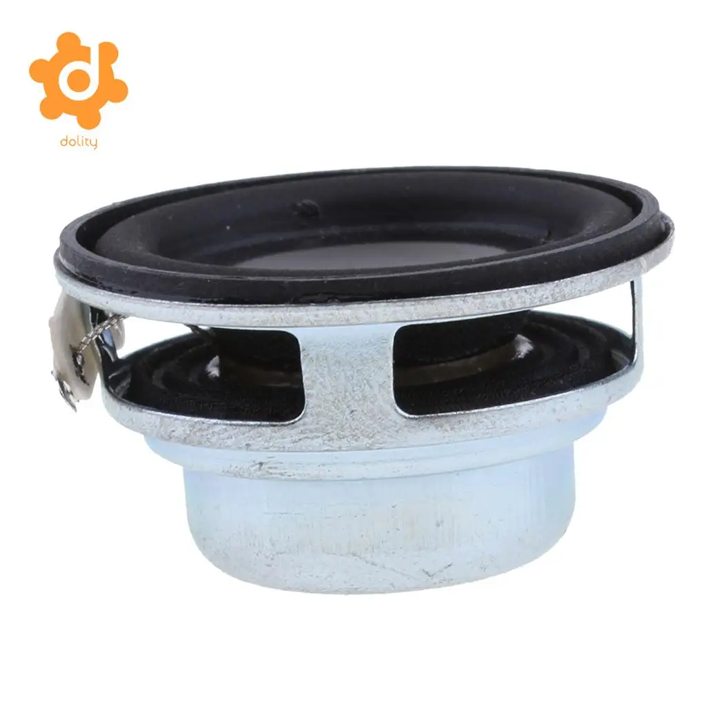 36mm 4Ohm 3W Full Range Audio Speaker Round Loudspeaker 16 Coil Rubber Edge