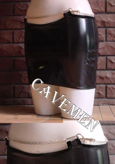 

Leatherwear skirt Metal chain Decoration1454*T-back Teddy Bikini Boxer Triangle Pajamas Skirt Suit Middle trousers Free Shipping