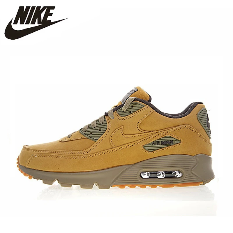 

Nike Air Max 90 Winter PRM Men's and Women's Running Shoes, Yellow, Warm Shock Absorption Impact Resistance Non-slip 683282 700