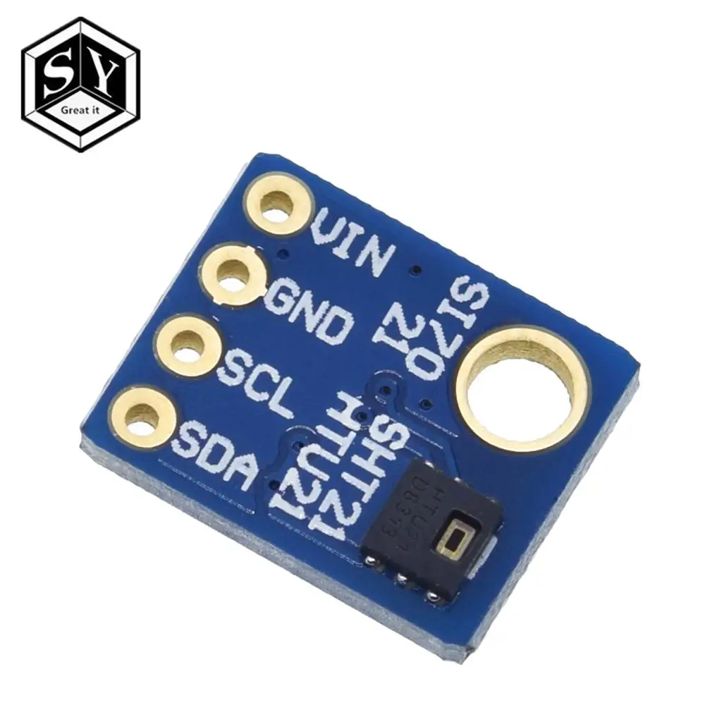 Модуль датчика влажности Si7021 модуль интерфейса I2C IIC для Arduino CMOS IC с малой