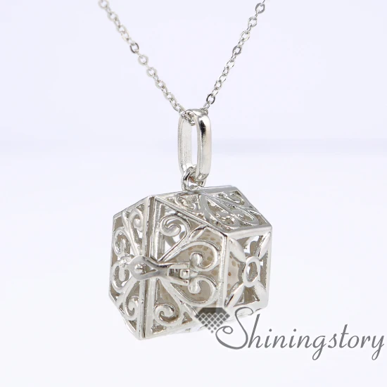 openwork diffuser necklace aromatherapy lockets wholesale perfume