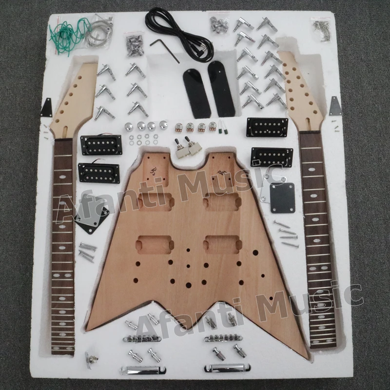 

Double Neck Electric guitar Kit of Afanti Music (AYX-201)
