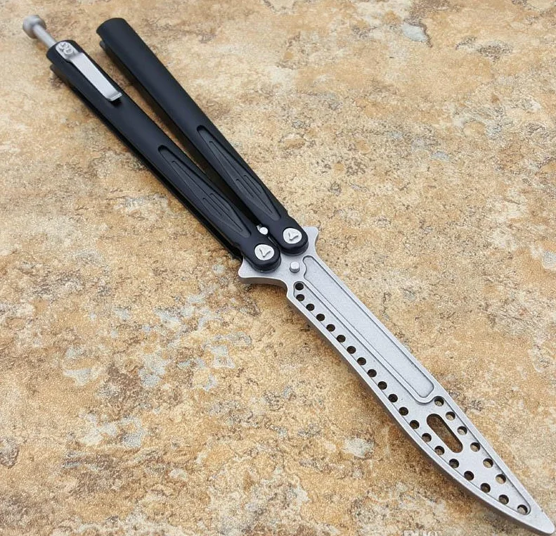 

Tachyon III 3 Butterfly Trainer Knife Aluminum Handle Outdoor Camping Hunting Knife EDC Pocket Knife Free-swinging Knife
