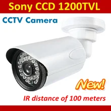 2017 Новый Аналогового High Definition 1200TVL Видеонаблюдения Пуля Камеры ВИДЕОНАБЛЮДЕНИЯ Безопасности Крытый/Открытый Ик-