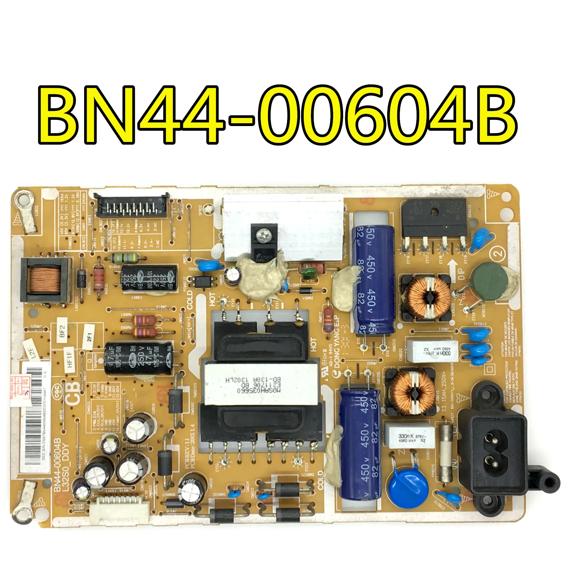 

original 100% test for samgsung UA32F4008AR 32F4000A BN44-00604B A C D F L32S0_DDY power board