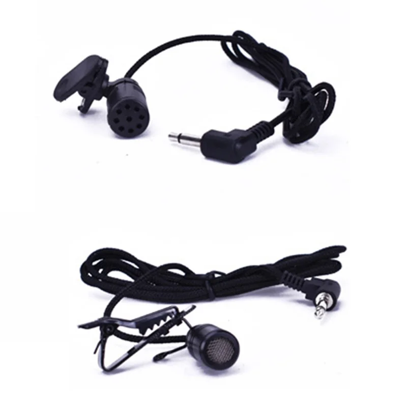 Мини Портативный пристегивающийся на лацкан Hands free 3 5 мм Jack конденсаторный