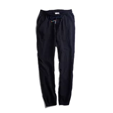 Италия брендовые штаны мужские эластичные штаны из льна для мужчин на каждый день штаны-шаровары мужские однотонные Весенние Брюки Комплект для мальчиков осенний шерстяной Pantalon Hombre