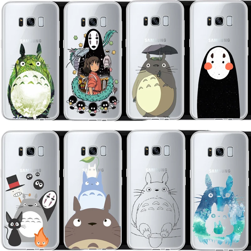Милый мягкий чехол для телефона Totoro Spirited Away ghilii Miyazaki аниме Kaonashi Samsung 2017A5 S7EDGE S8PIUS