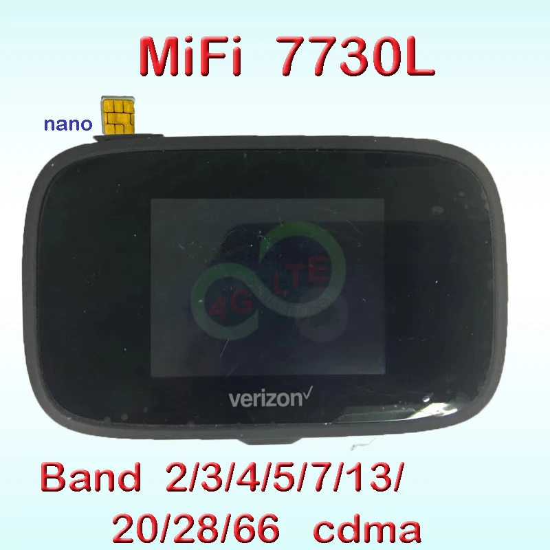 Разблокированный Jetpack MiFi 7730L 4g mifi роутер со слотом для sim-карты 450 Мбит/с 4g wifi роутер power bank usb Портативный 3g wifi точка доступа