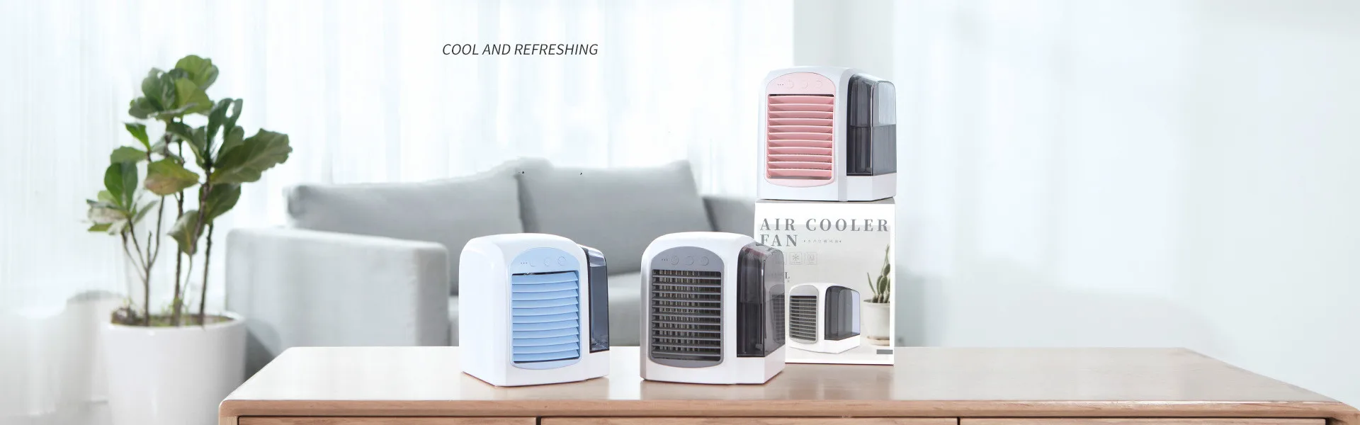 Portable air-conditioner cooler portable air-conditioner water-cooled fan USB office desktop handheld water-cooled fan