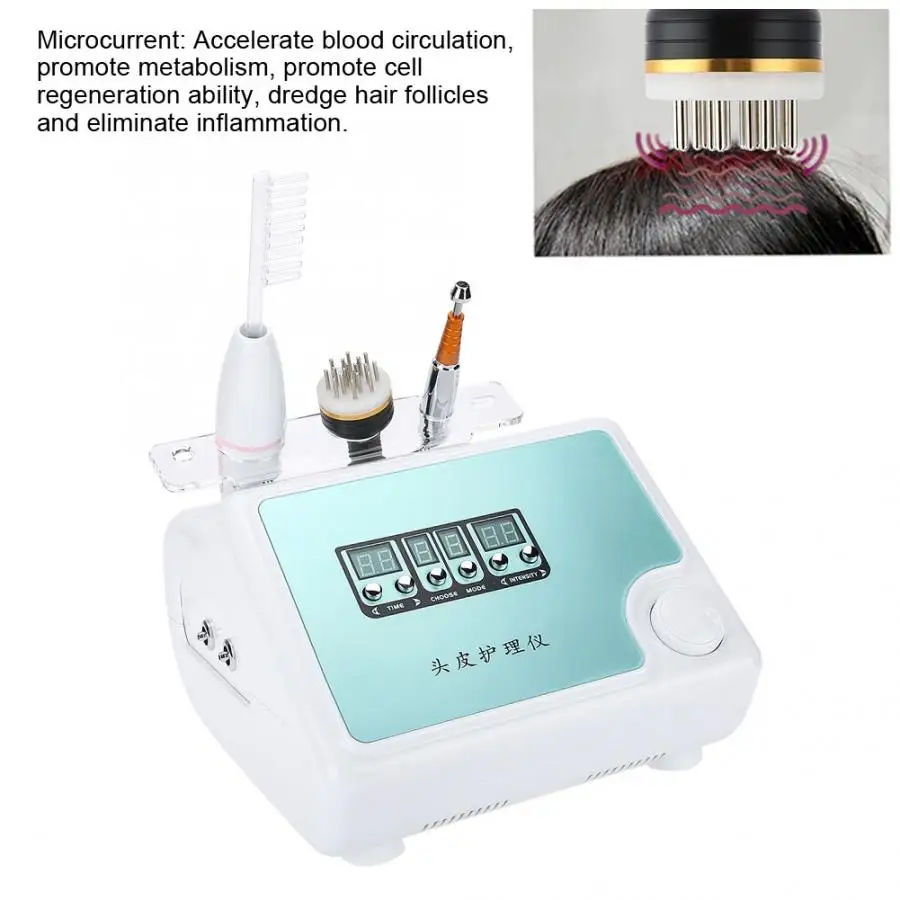 Интеллектуальный анализатор кожи головы детектор волос детектор наноспрей расческа для волос инструмент для волос салон красоты