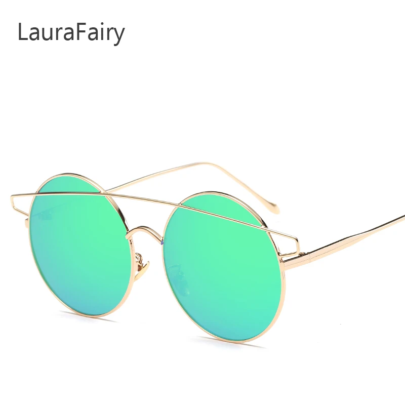 Laura Fairy Sunglasses Men Round Sunglass Steampunk Coated Glasses New Design font b gafas b font