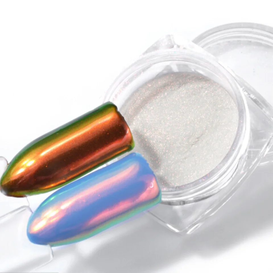 

Neon Unicorn Aurora 0.2G/Box Aurora Pigment Nail Glitter Unicorn Nail Powder Chameleon Nail Art Chrome Unicorn Pigment SF0077