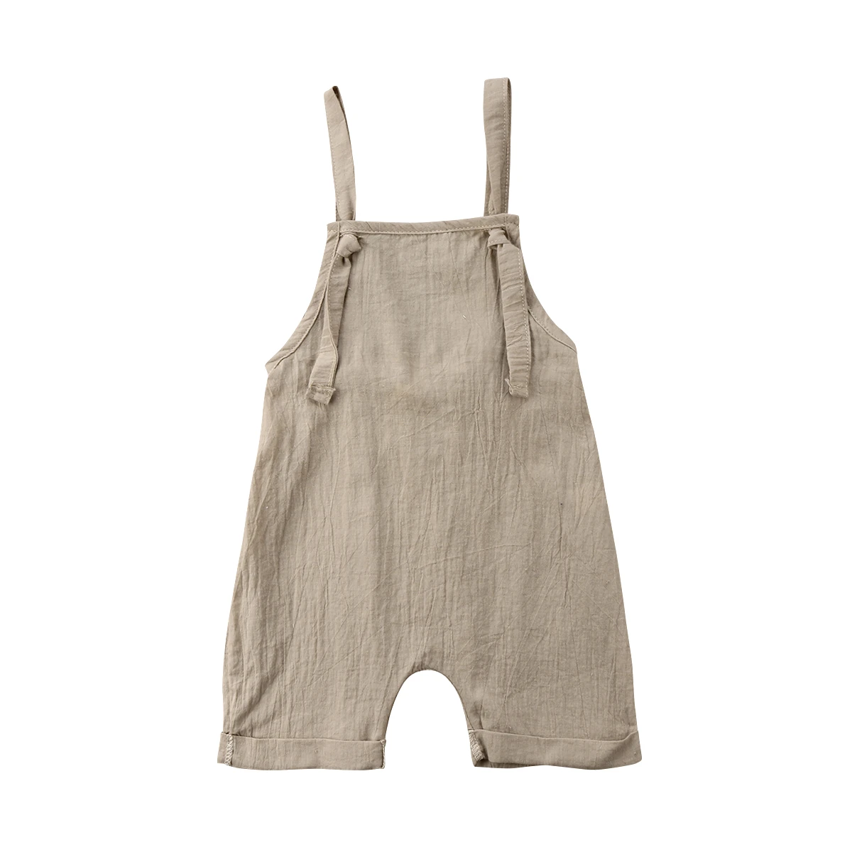 khaki romper baby