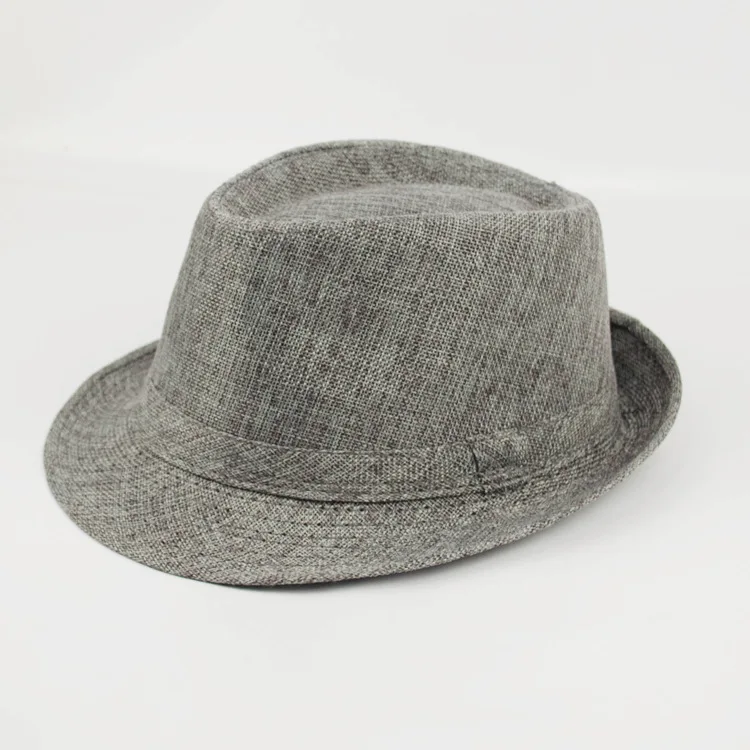 Брендовые новые модные мужские женские шапки с большими полями, английский классический стиль, официальная шляпа, широкополая джазовая шляпа, винтажные Популярные кепки - Цвет: Серый