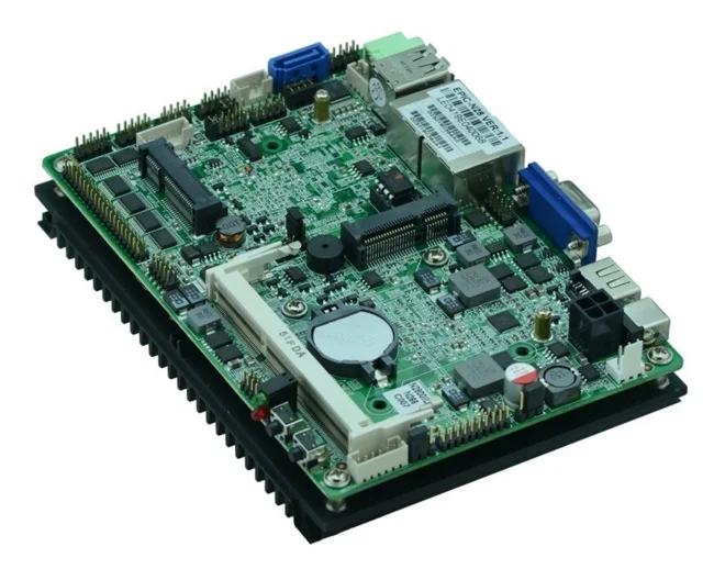 Fanless Intel 3.5 Inch industrial motherboards Intel N2800 with 2 lan LVDS/VGA/ HD Display/6*USB/6*COM/DC_12V input