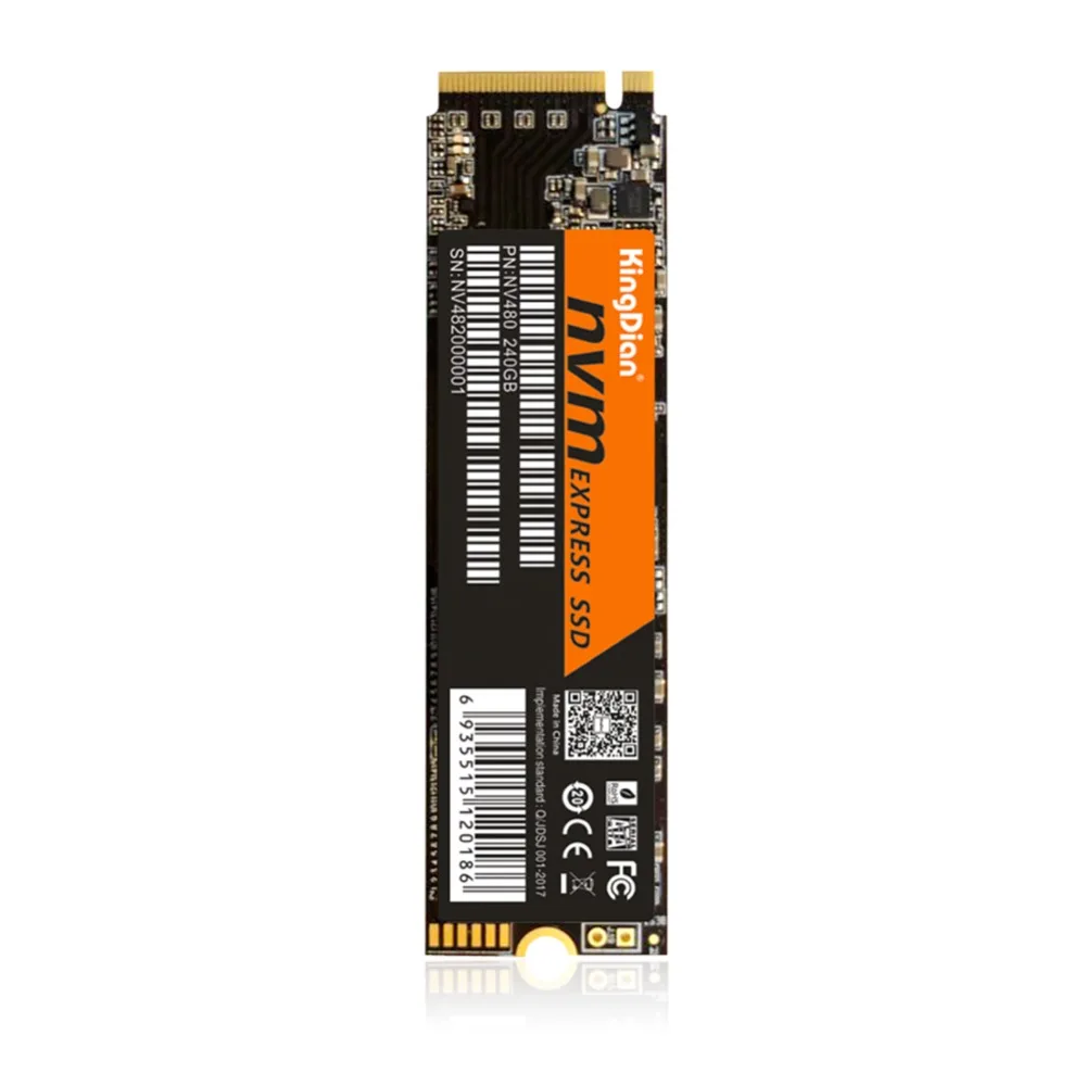 KingDian SSD M2 NVME M.2 2280 PCIE NVMe диск 120 ГБ 240 22*80 мм HD 120G Внутренний твердотельный накопитель