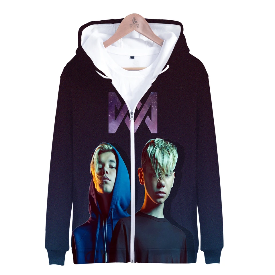 2019 Маркус и мартинус Harajuku куртка на молнии Маркус мартинус 3D толстовки Для женщин/Для мужчин певец толстовки для женщин; Большие размеры