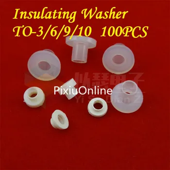 

100PCS YT437 TO Gasket Insulating Washer Insulation Grain Transistors Gasket Concave and Convex Pad
