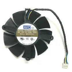 Видеокарта махрово 4 провода ШИМ вентилятор охлаждения для EVGA GTX560TI GTX570 Видеокарта кулер как замена
