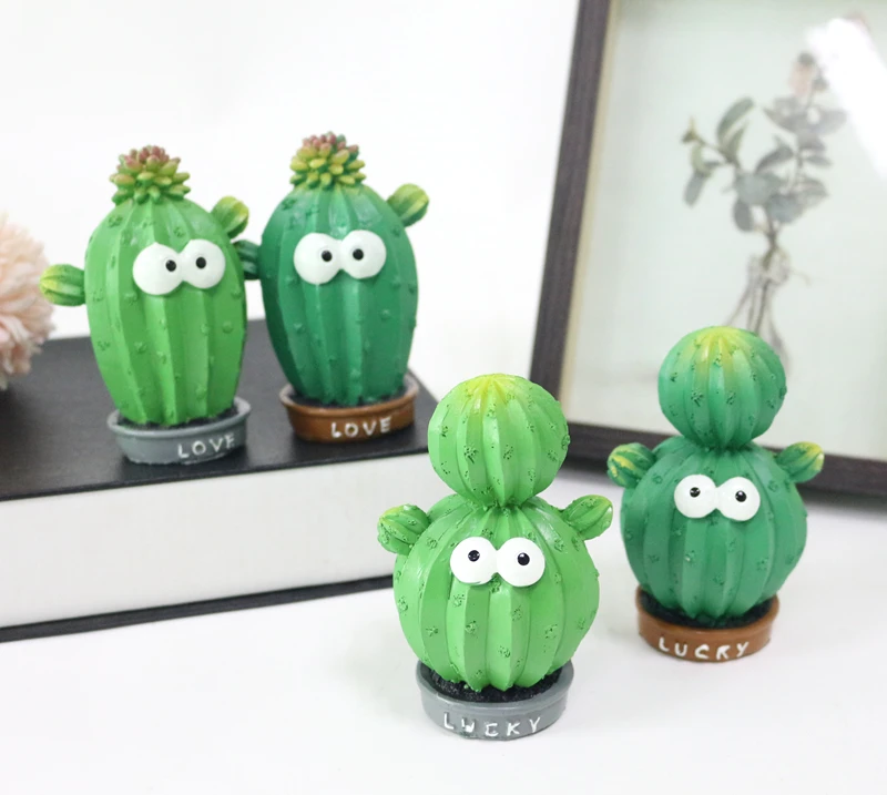 JAROWN Artificial Creative Cactus Prickly Pear Decoration Gift Home Office Desktop Decorative Resin Crafts Wedding Decor (3)