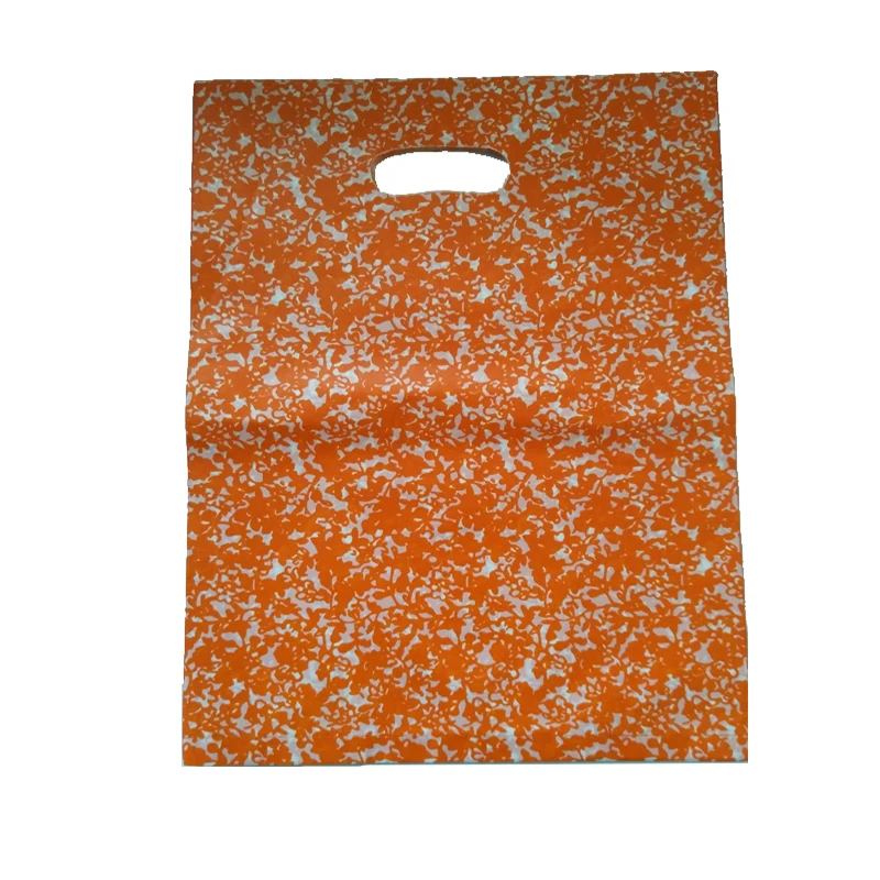 Wholesale 100pcs/lot Orange Plastic Bag 25x35cm Big Cosmetics Boutique