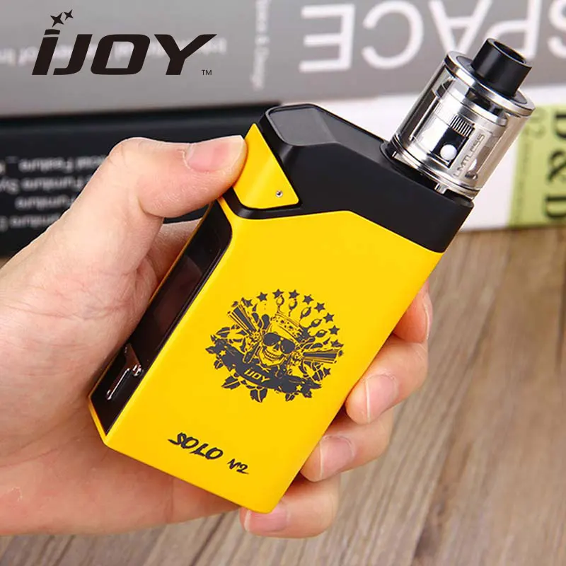 

Original 200W IJOY Solo Kit with SOLO Mod 200W and SubOhm Tank Atomizer 2ml vs 200W IJOY RDTA BOX Kit