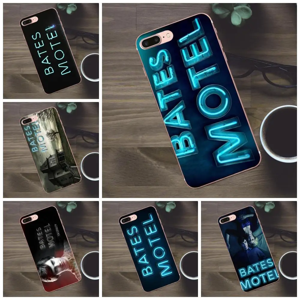 Bixedx ультра тонкий шаблон Bates Motel-неоновый знак для Apple iPhone 4 4S 5 5C SE 6 6S 7 8 Plus X Galaxy A3 A5 J1