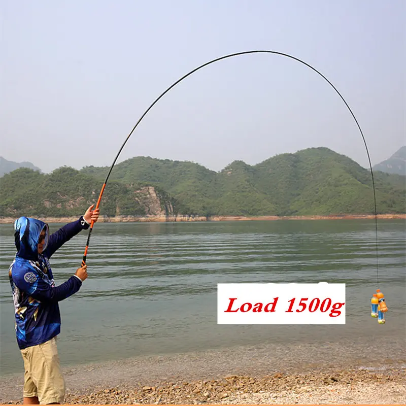 

3.6-7.2M Portable Stream Fishing Rods Carbon MH Carp Casting Baitcasting Fishing Rods Power Hand Rod Stream Fishing Rods Tackles
