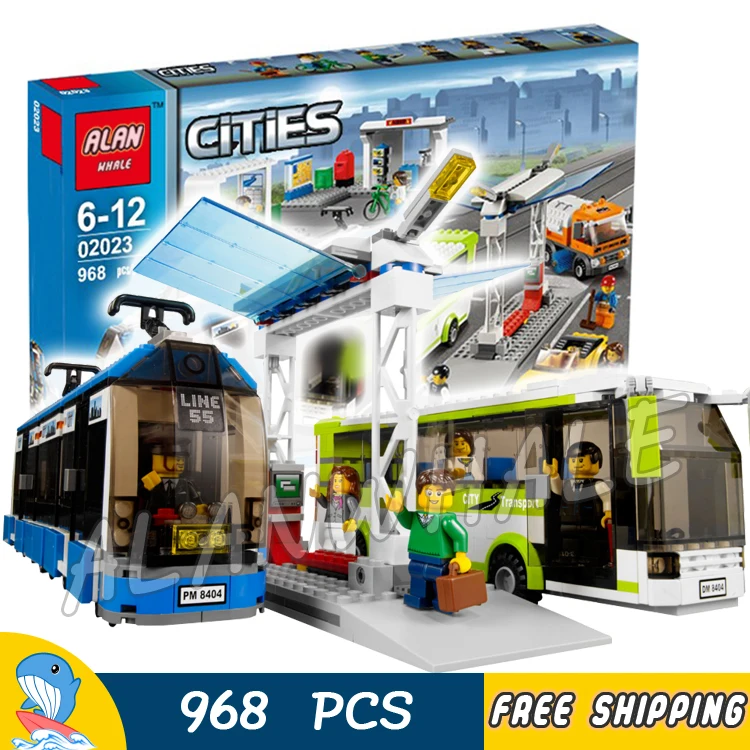 lego city public transport station 8404