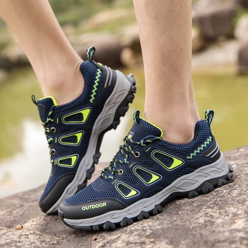 

New Sneakers Men Casual Shoes Military Trainers Men Sneakers Breathable Mesh Men Shoes Outdoor Hiking Shoes zapatillas deportiva
