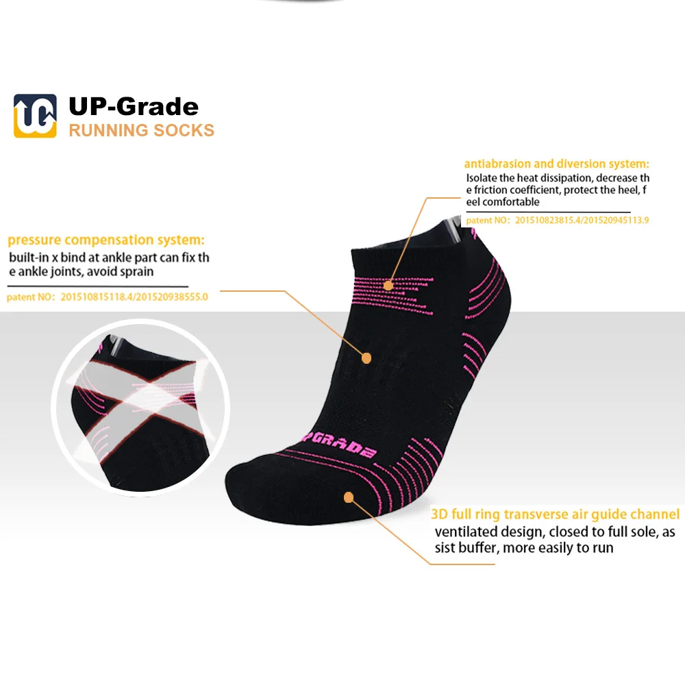 UP GRADE EU36-40 Warm Sweat ThickenedSkid Resistant Running Sports Socks for Women Fitness Cycling Socks Outdoor