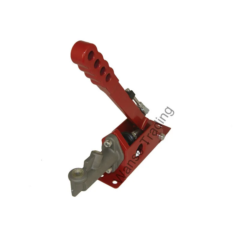 Red Universal Car Hydraulic Handbrake Vertical Drift Rally Racing E-Brake Lever with Locking Device Master Cylinder
