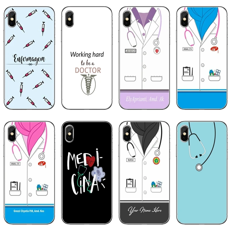 

Nurse Medical Medicine Health Heart For Xiaomi Mi 8 SE Pro 6 6X A1 A2 Lite 5 5s 5x mix max 2 2s 3 note TPU Soft phone cover case