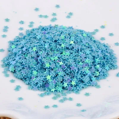 30g/lot 3mm Star Sequins Nail Art Flat Loose Cute Wedding Craft Kids DIY Accessories Light Blue AB Confetti Spangles | Дом и сад