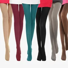 Осенние Непрозрачные колготки ярких цветов; теплые колготки; Meias calca feminina Collant Calcetines