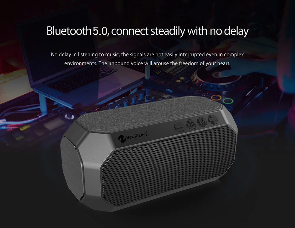 Newrixing водонепроницаемый Bluetooth динамик Портативный беспроводной caixa de som Super Bass большая Колонка питания для телефона компьютера Саундбар