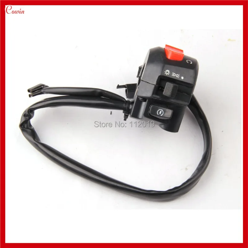 New Universal Motorcycle Right Handlebar Switch, Motorcycle Light, Fire