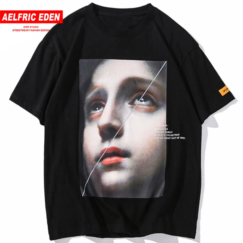 

Aelfric Eden Funny Little Girl Printed Cotton Casual T Shirt Streetwear Men 2018 Harajuku Tee Shirt Fashion Short Sleeve UP04