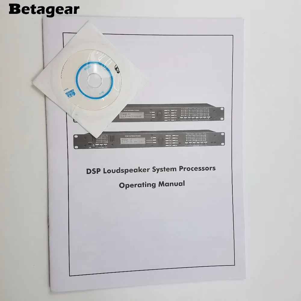 Betagear 4.8SP цифровой процессор сигнала цифровой динамик процессор эффект звуковой процессор аудио Оригинальное программное обеспечение