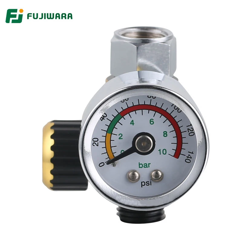 FUJIWARA Vacuum Manometer 0 10 Bar/ 0 12 Bar Mini Dial Air Vacuum