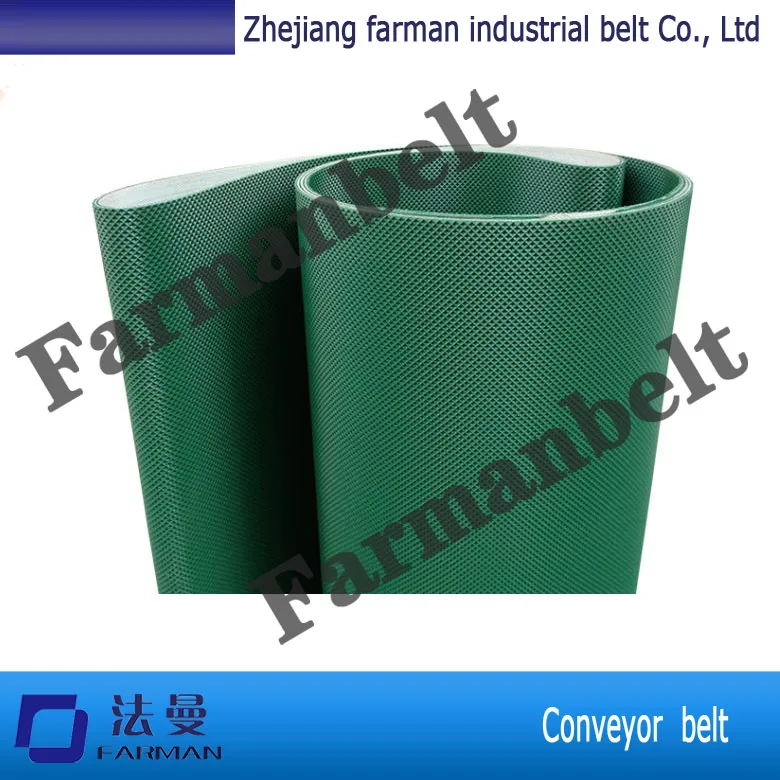 Mini Adjustable Height Industrial Green Pvc Small Conveyor Belt