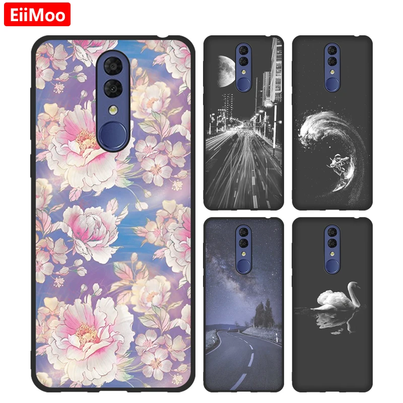 EiiMoo Мягкий силиконовый чехол из ТПУ для Alcatel 3 2019 5053Y 5053D 5053K телефона с