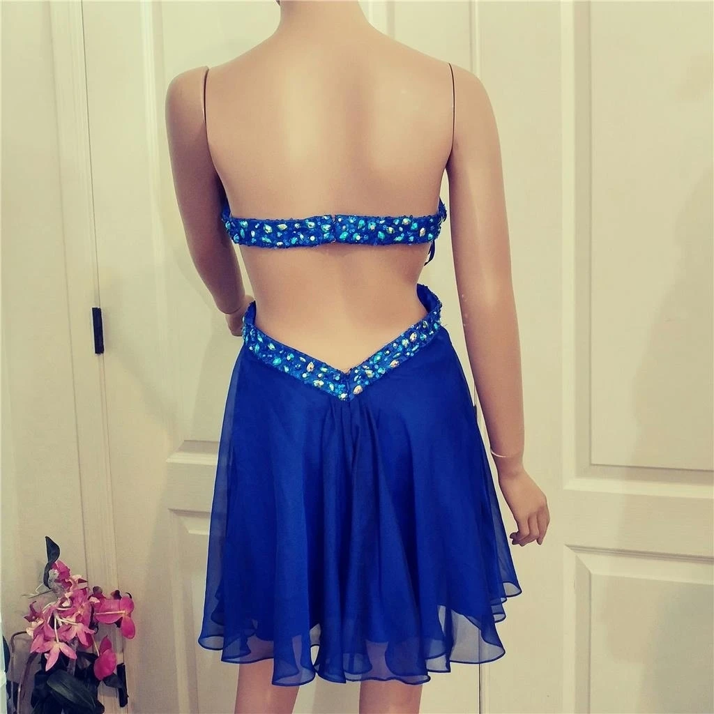 LA FEMME Formal Evening Party Cocktail DRESS Sz.2 Prom Wedding Sexy (3)